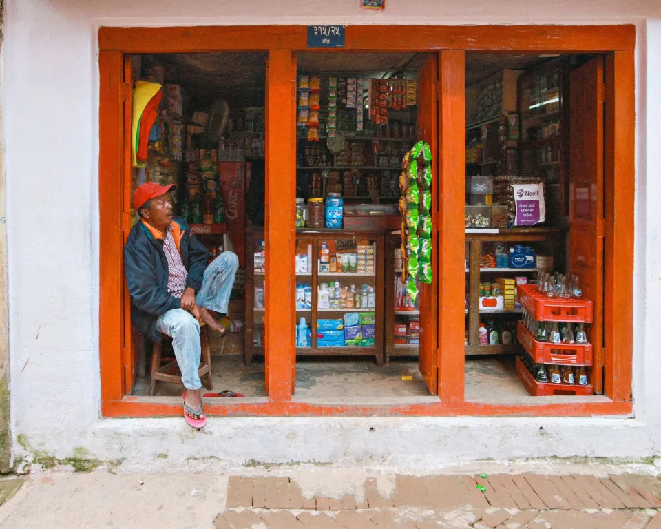 Sạp rau củ tươi